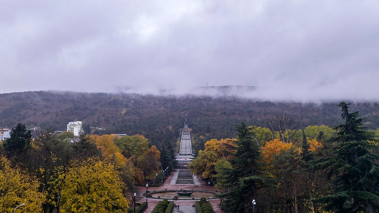 Парк Ваке в Тбилиси, осень